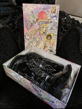 Jeffrey Campbell Spider Web Western Cowboy Boots Women’s 10
